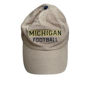 Jumpman University of Michigan Football Beige Baseball Hat